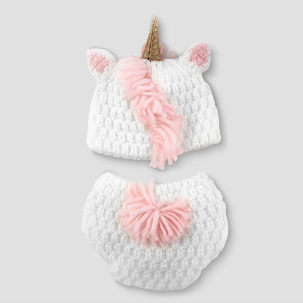 Baby Cloud Island‎ Matching Sets Hat And Diaper Cover one size